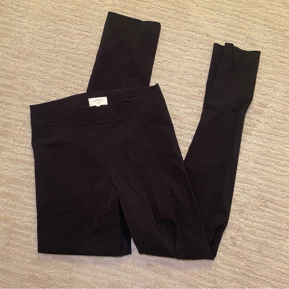 Avenue MONTAIGNE slim stretchy work pant